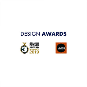 Design Awards for the Satisfyer Pro 2+ Air Pulse Stimulator: German Design Award Nominee 2019, and Good Design.