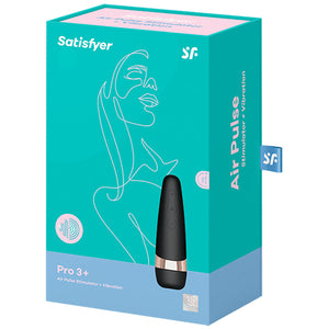 Satisfyer Pro 3+ Air Pulse Stimulator plus Vibration package