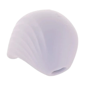 Satisfyer Pearl Diver Air Pulse Stimulator on its bottom facing front.