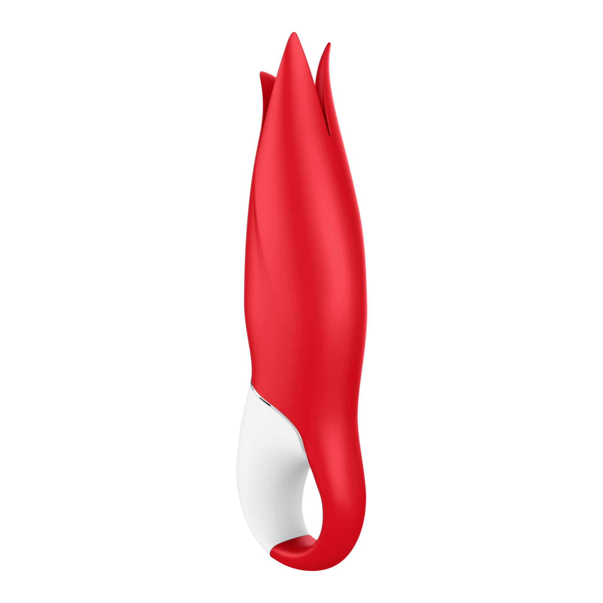 Left side from the back of the Satisfyer Power Flower Vibrator