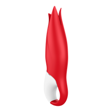 Load image into Gallery viewer, Left side from the back of the Satisfyer Power Flower Vibrator