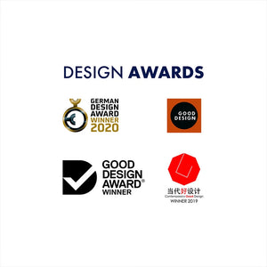 Satisfyer Purple Pleasure Lay-on Vibrator Design Awards: German Design Award Winner 2020, Good Design, Good Design Award Winner, and Contemporary Good Design Winner 2019.