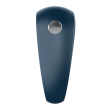Load image into Gallery viewer, Right side of the Satisfyer Power Ring Vibrator with the chrome control button visible in the upper center on the product.