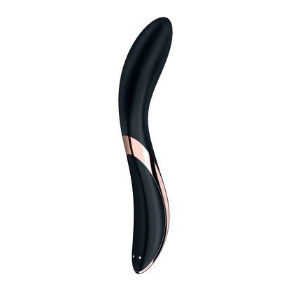 Back side of the Satisfyer Rrrolling Explosion Vibrator with the charging port visible on the bottom left on the product.