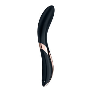 Back side of the Satisfyer Rrrolling Explosion Vibrator with the charging port visible on the bottom left on the product.
