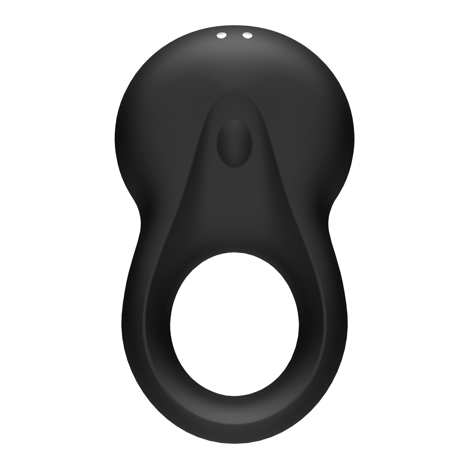 Bottom view of the Satisfyer Signet Ring Vibrator on the top is the charging port.