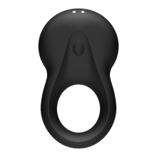 Load image into Gallery viewer, Bottom view of the Satisfyer Signet Ring Vibrator on the top is the charging port.
