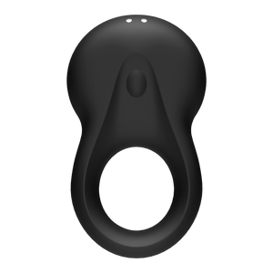 Bottom view of the Satisfyer Signet Ring Vibrator on the top is the charging port.