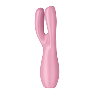Back left side of the Satisfyer Threesome 3 Vibrator