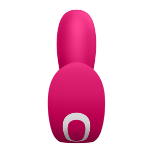 Back view of the Satisfyer Top Secret + Wearable Vibrator, with the power button visible at the bottom of the product.