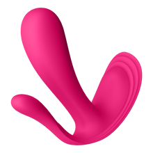 Load image into Gallery viewer, Front side view of the Satisfyer Top Secret + Wearable Vibrator