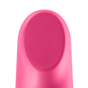 Close up on the upper front tip of the Satisfyer Ultra Power Bullet 3 Vibrator