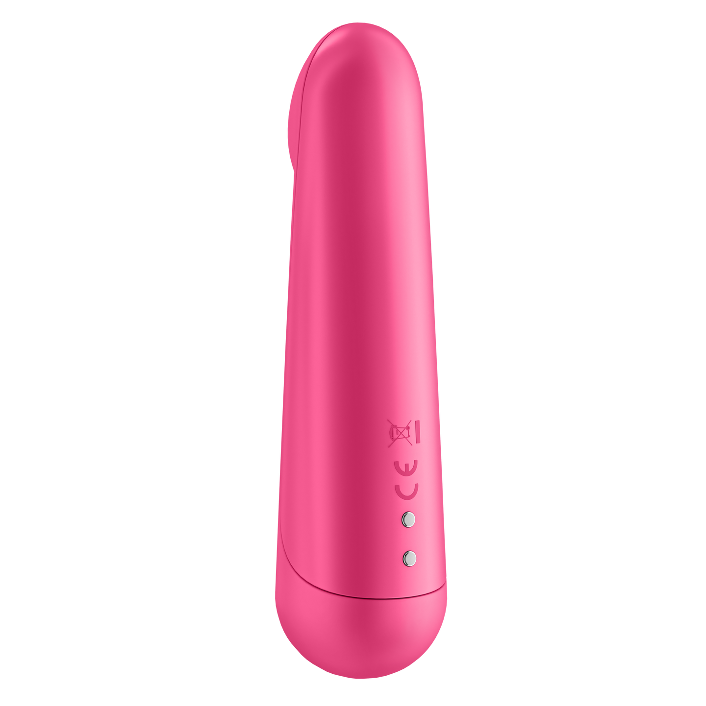 Back right side of Satisfyer Ultra Power Bullet 3 Vibrator with the charging port visible on the lower right side of product.