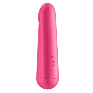 Back right side of Satisfyer Ultra Power Bullet 3 Vibrator with the charging port visible on the lower right side of product.