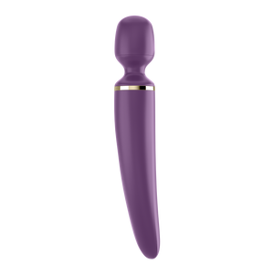 Back side of the Satisfyer Wand-er Women purple Wand Vibrator