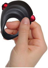 Load image into Gallery viewer, Rocks-Off Truly Yours Red Temptations - Cock Ring Hand Scale