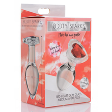 Charger l&#39;image dans la galerie, Booty Sparks Red Heart Gem Small Anal Plug